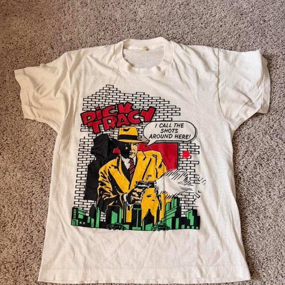 90s single stitch all around #vintage Dick Tracy #90s size medium
